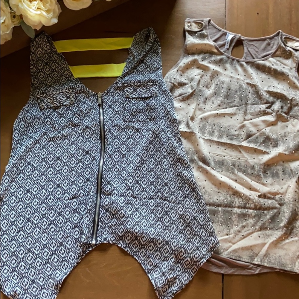 Lot of 2 Maurice’s Studio Y Tank Size S
